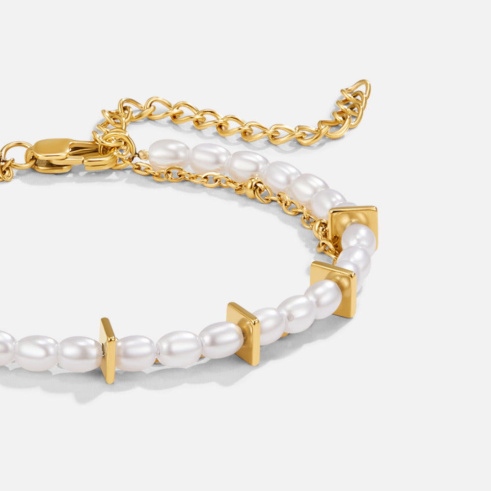 Aria Layered Pearl Bracelet