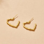 Eternity Love Hoop Earrings