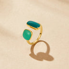 Green Willow Wrap Ring