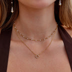 Luxe Crystal Clover Necklace