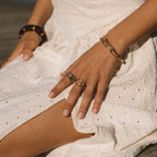 Melted Gold Heart Ring