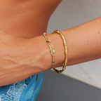 Neri Gold Disc Bracelet