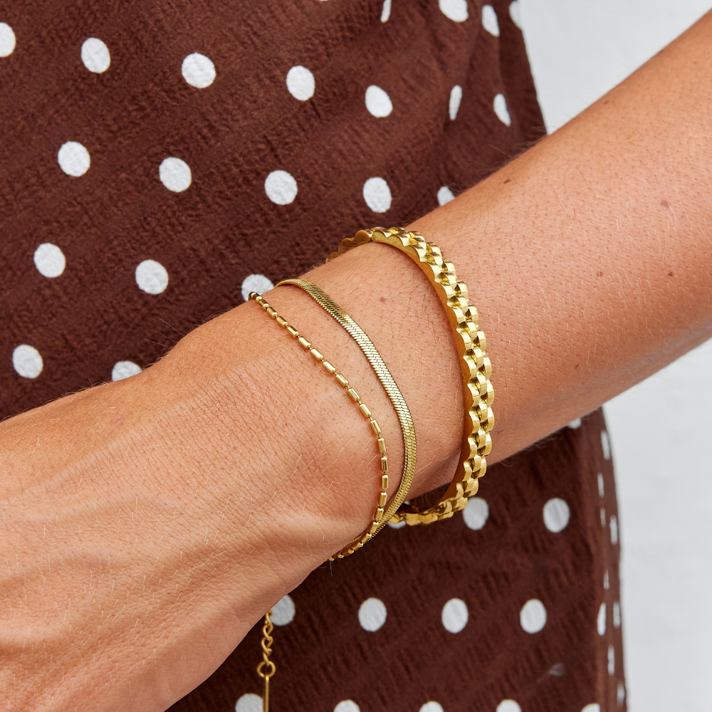 Renee Chunky Gold Bangle
