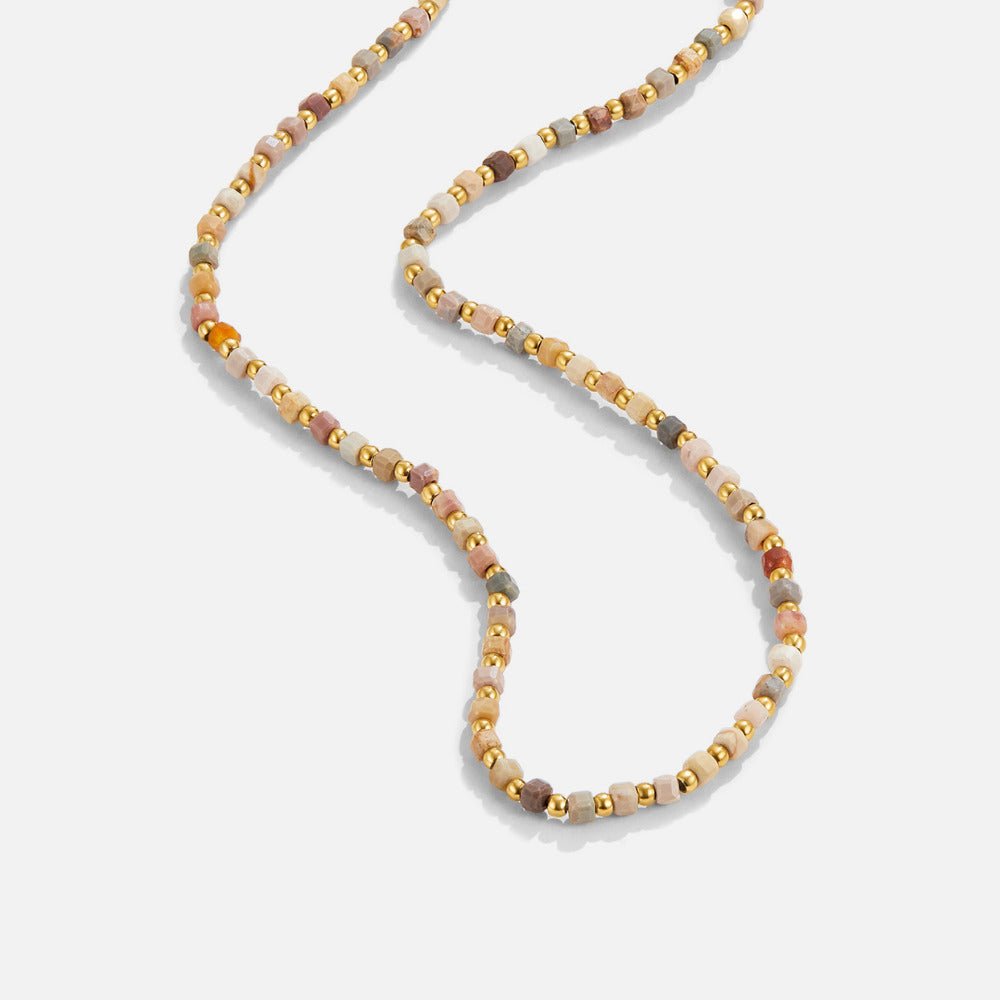 Alashan Stone Bead Necklace