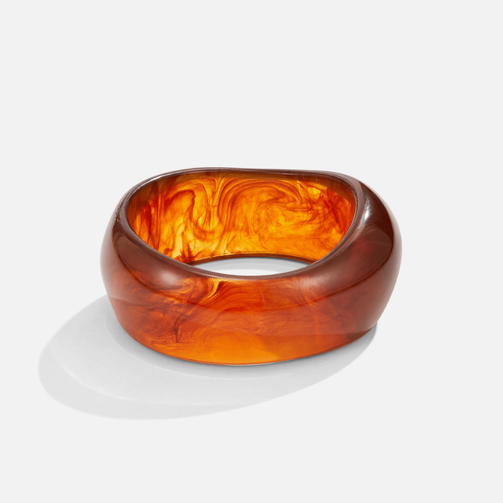 Amber Swirl Bangle