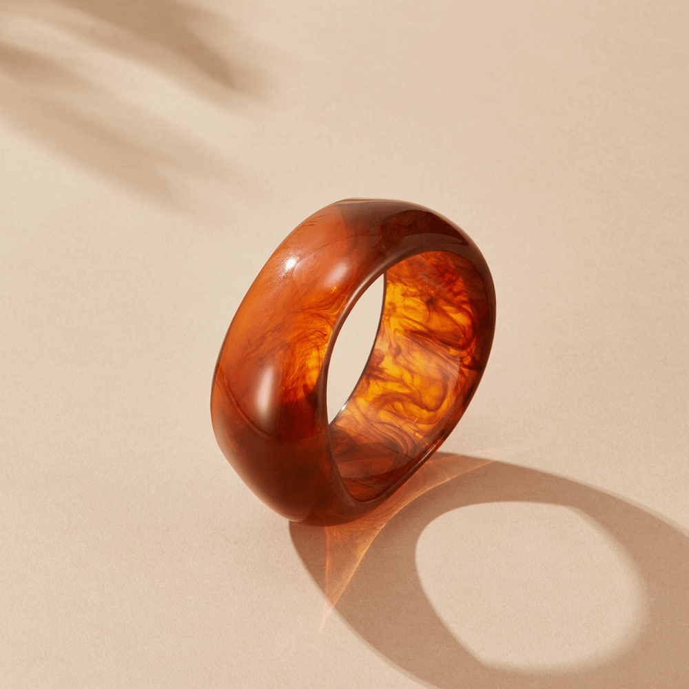 Amber Swirl Bangle