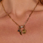 Amethyst Crystal Charm