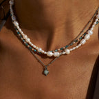 Aquamarine Silver Necklace