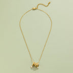 Aurea Gold Ring Pendant Necklace