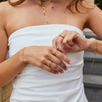 Ayla Three Toned Layered Ring