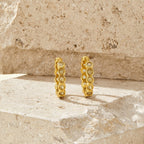 Beaded Arizona Hoop Earrings
