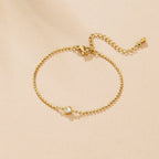 Beaded Gold Aurora Crystal Bracelet