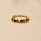 Black Obsidian Eternity Ring