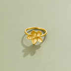 Blooming Gold Flower Ring