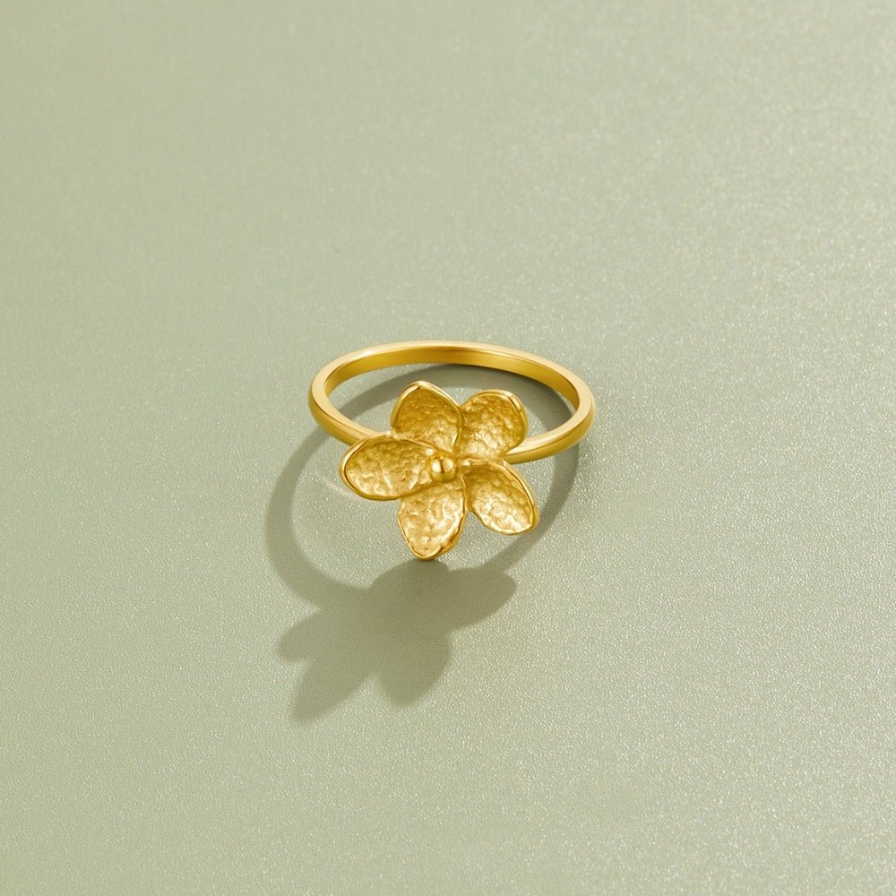 Blooming Gold Flower Ring