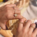 Blooming Gold Flower Ring