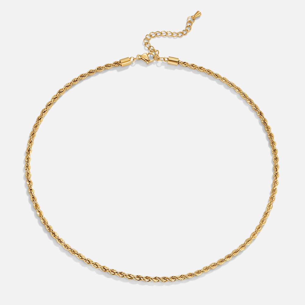 Free Calla Gold Twisted Chain Necklace