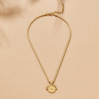 Celestial Gold Coin Necklace