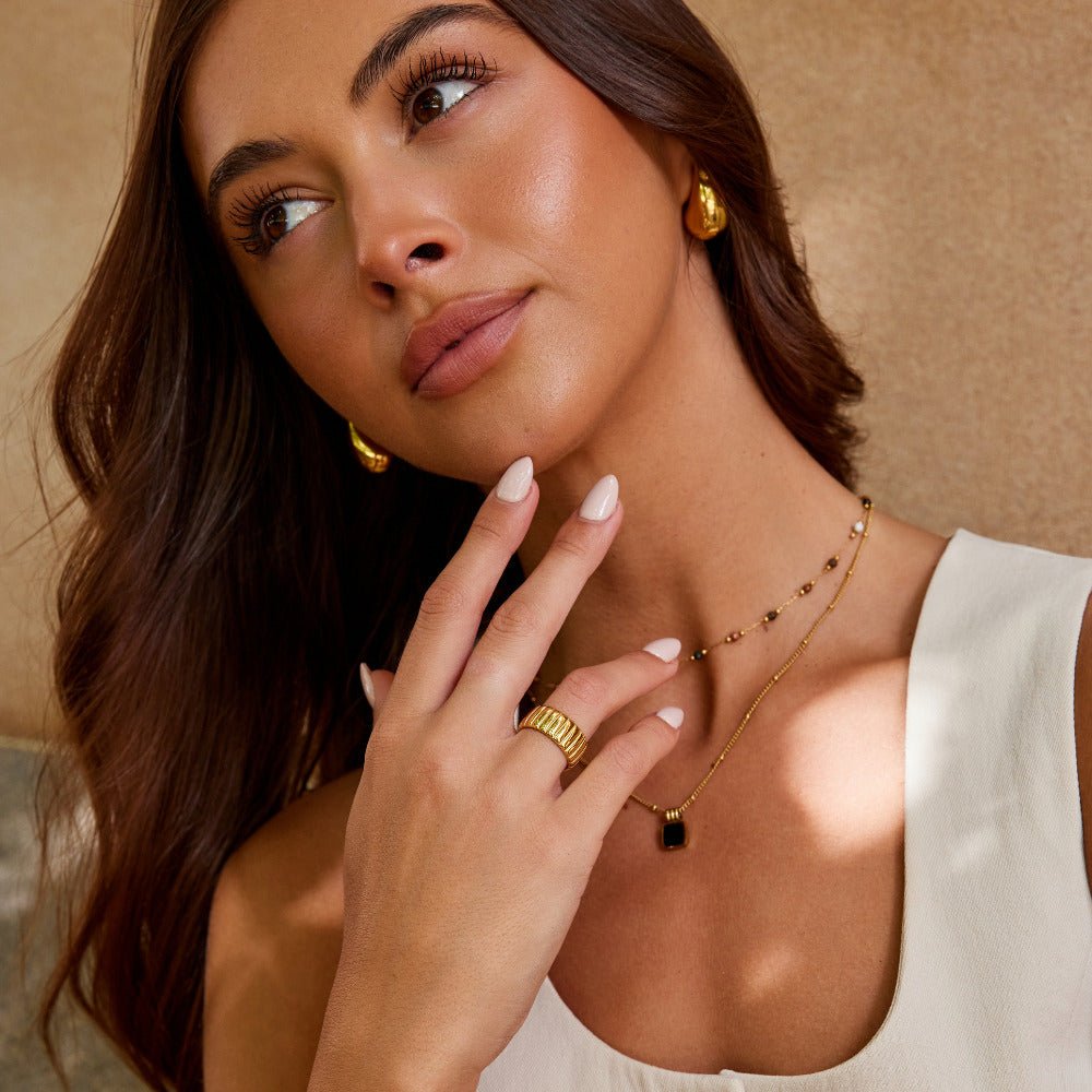 Chunky Calira Gold Ring