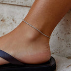 Cordelia Gold Tennis Anklet