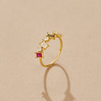 Crystal Adeline Ring