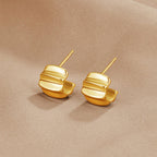 Elsa Mini Wave Hoop Earrings
