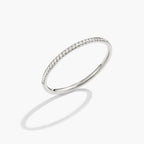 Silver Eternity Crystal Ring