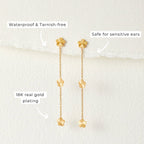 Flower Power Petal Drop Earrings