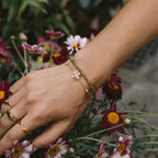 Four Leaf Clover Crystal Bracelet