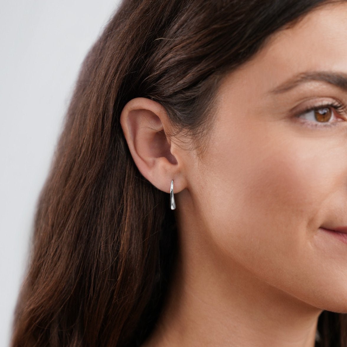 Francesca Water Drop Silver Earrings