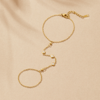 Freya Crystal Hand Chain Bracelet