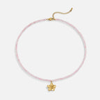 Golden Bloom Pendant Necklace