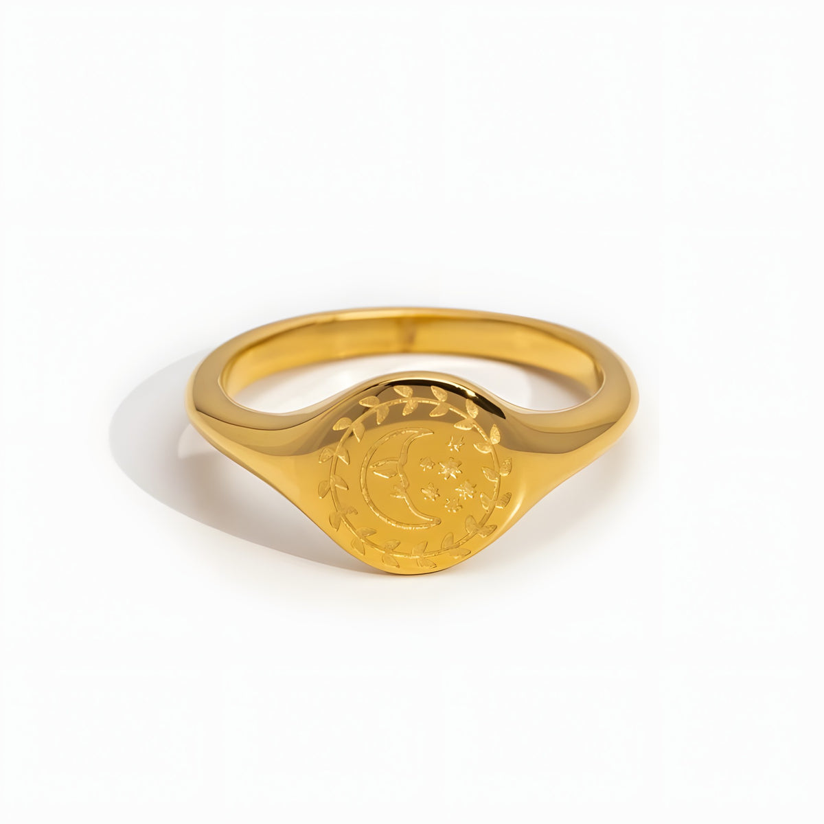 Golden Luna Ring