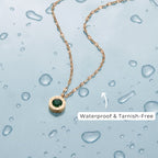 Green Crystal Athena Necklace