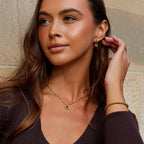 Green Crystal Athena Necklace