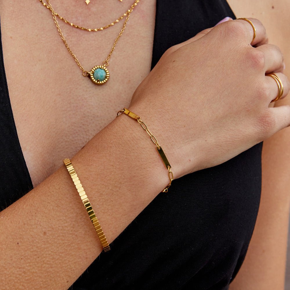 Hailey Gold Chain Bracelet