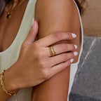 Hella Gold Stacked Ring Set