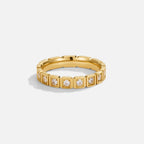 Hera Gold Crystal Ring