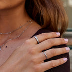 Hera Silver Crystal Ring