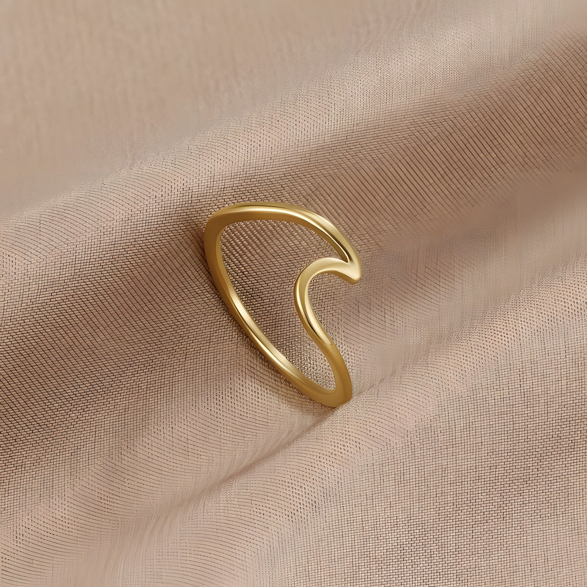 Imari Gold Wave Ring