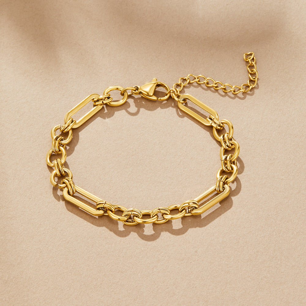 Iris Chunky Gold Bracelet
