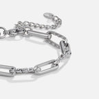Jihan Chunky Silver Chain Bracelet