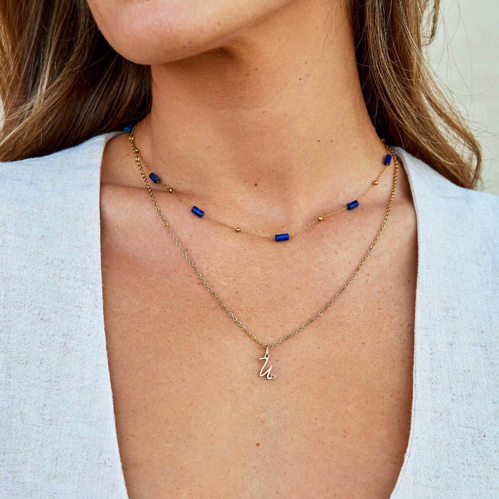 Lapiz Lazuli Bead Necklace