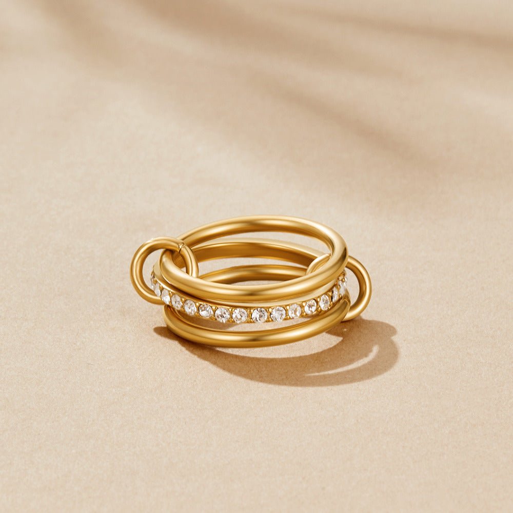 Layered Kaili Gold Ring