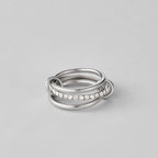 Layered Kaili Silver Ring
