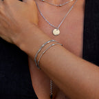 Layered Silver Alia Bracelet