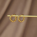 Layla Gold Twist Earrings