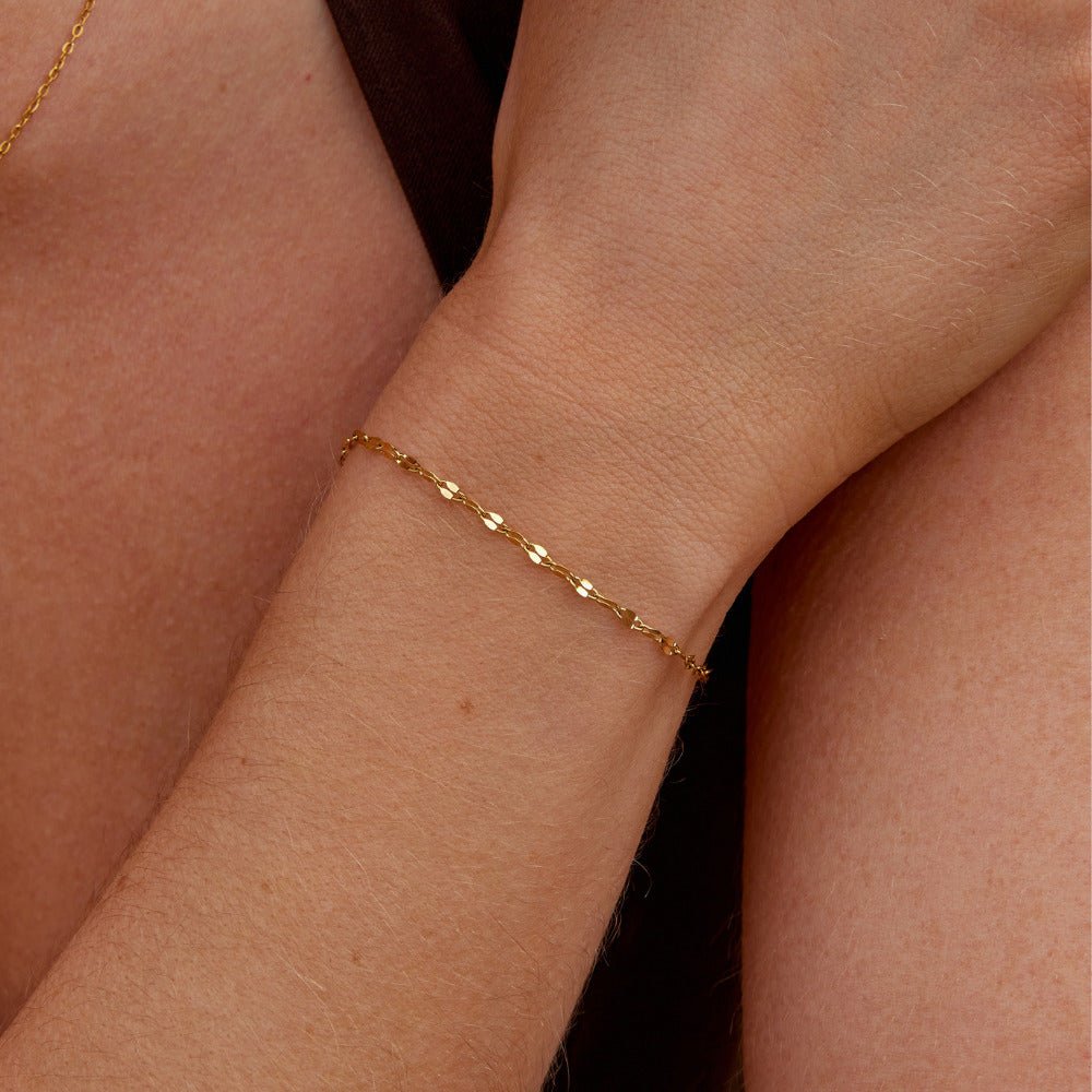 Leila Gold Chain Bracelet