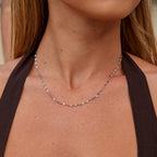 Leila Silver Chain Necklace