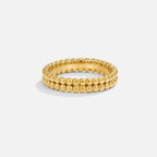 Leona Gold Bead Ring
